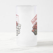 Pokerspielnachtbier-Tasse Mattglas Bierglas (Mittel)