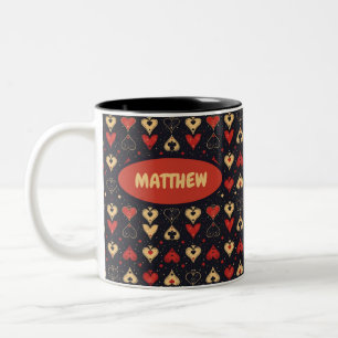 Pokerthemen Spielkarten Geschenk Kaffeetasse