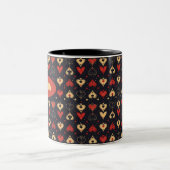 Pokerthemen Spielkarten Geschenk Kaffeetasse (Mittel)