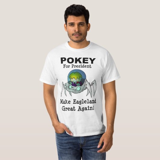 Pokey für Präsidenten! T-Shirt (Vorne ganz)
