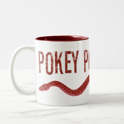 "PokeyPokeyPoke " Zweifarbige Tasse (Links)