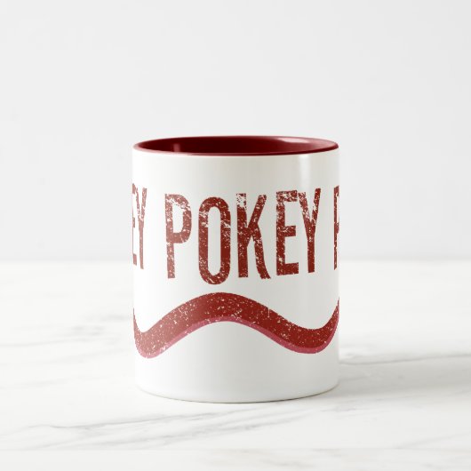 "PokeyPokeyPoke " Zweifarbige Tasse (Mittel)