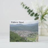 Pokhara, Nepal Postkarte (Stehend Vorderseite)