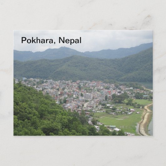 Pokhara, Nepal Postkarte (Vorderseite)