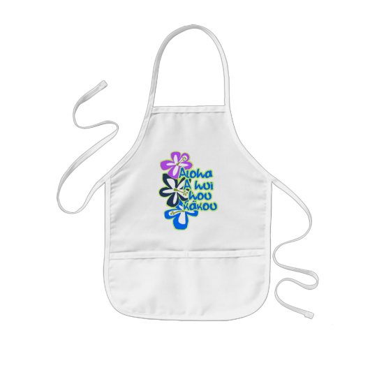 Pokii Blume Kid's Schürze (Vorne)