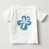 Pokii Blume Säugling T-Shirts (Rückseite)