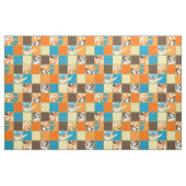 Pokii Hawaiian Floral and Dot Patchwork Stoff (Yard (91,4 cm))