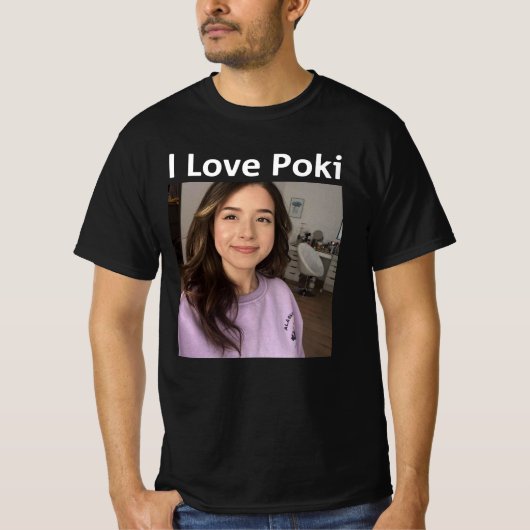 Pokimane Streamer T-Shirt (Vorderseite)