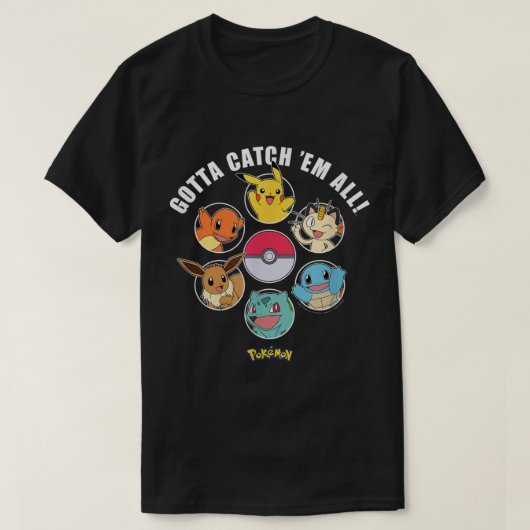 Pokmon Gotta Catch Em All Group T-Shirt (Design vorne)