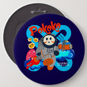Pokoko Button (Vorne & Hinten)