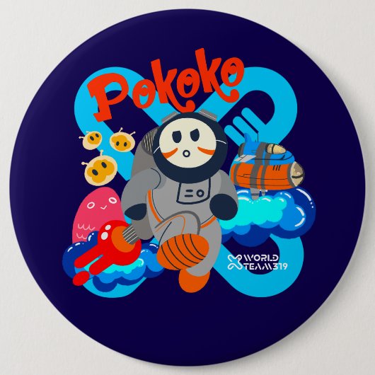 Pokoko Button (Vorderseite)