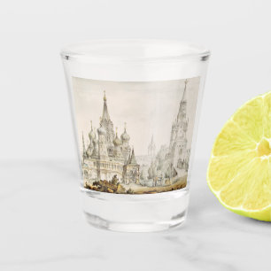 Pokrovsky Kathedrale und Spasskaya Tower Schnapsglas