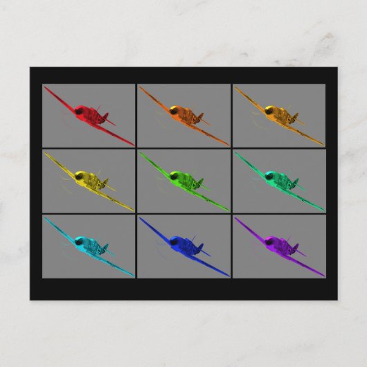 Pokryshkin-Albtraum Postkarte (Vorderseite)