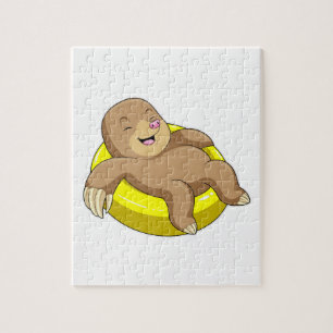 Pol beim Baden mit Lifebuoy Puzzle