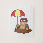 Pol beim Regen Puzzle (Vertikal)