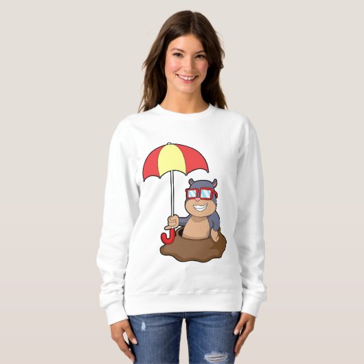 Pol beim Regen Sweatshirt (Vorne ganz)