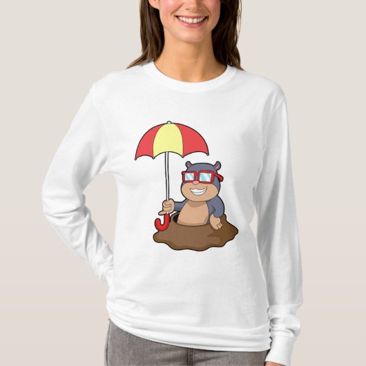 Pol beim Regen T-Shirt (Vorderseite)