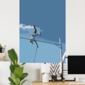 Pol Vault Poster/Print Poster (Heimbüro)