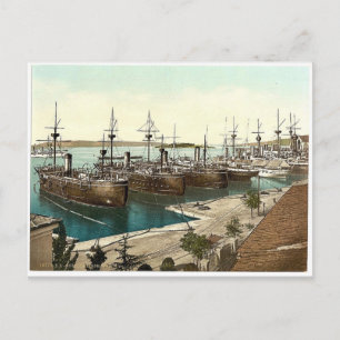 Pola, die Marinewerft, Istrien, Österreich-Ungarn Postkarte