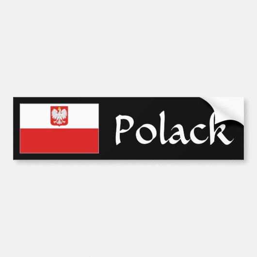 Polack-Autoaufkleber Autoaufkleber (Vorne)
