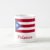 Polanco-Puertorikaner-Flagge Kaffeetasse (Mittel)
