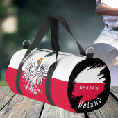 Poland Bag, Warsaw, travel, Polish Flag Duffle Bag