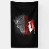 Poland flag banner (Vertikal)