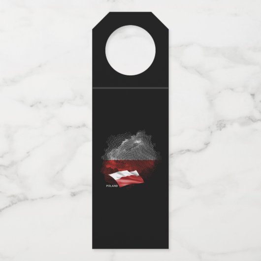 Poland flag flaschenanhänger (Vorderseite)