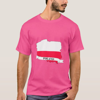 Poland flag map T-Shirt