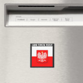 Poland Flag World Cup 2022 Football Soccer Magnet (In Situ (Geschirrspüler))