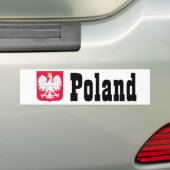 Poland Polish coat of arms Autoaufkleber (Auf Auto)