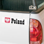 Poland Polish coat of arms Autoaufkleber (Auf Lkw)