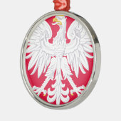 Poland Polish coat of arms Ornament Aus Metall (Links)
