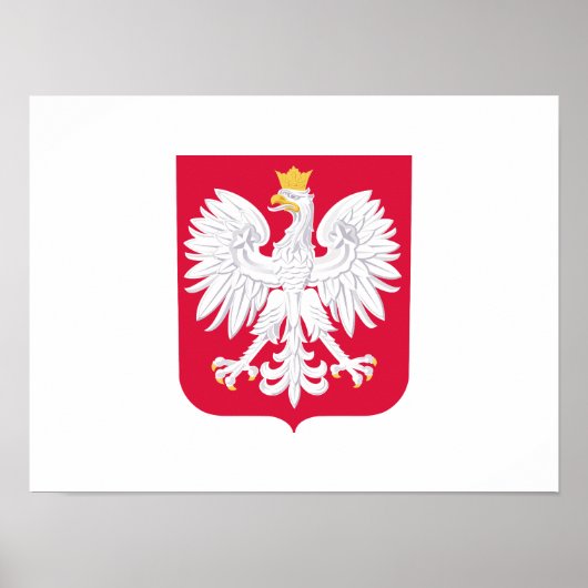 Poland Polish coat of arms Poster (Vorne)