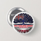 Poland Polish New Zealander Button (Vorne & Hinten)