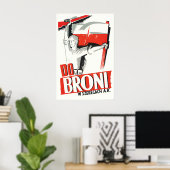 Poland WWII Propaganda Poster To the arms in the (Heimbüro)