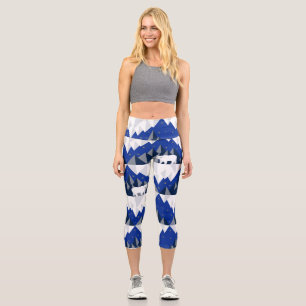Polar Bär auf Iceberg Nahtloses Muster. Capri Leggings