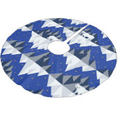 Polar Bär auf Iceberg Nahtloses Muster. Polyester Weihnachtsbaumdecke (Schrägansicht)