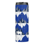 Polar Bär auf Iceberg Nahtloses Muster. Thermosbecher (Rückseite)