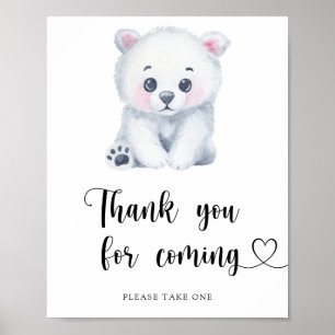 Polar Bär - Danke, dass Sie kommen Poster