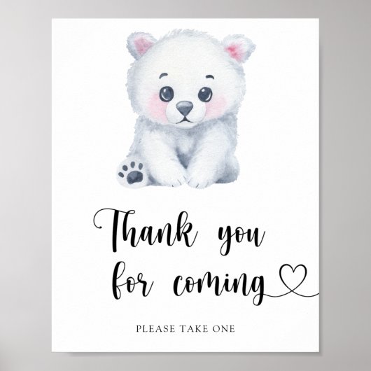 Polar Bär - Danke, dass Sie kommen Poster (Vorne)