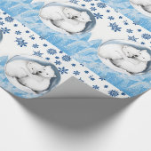 Polar-Bär Geschenkpapier (Ecke)