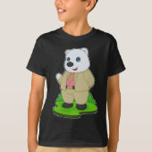 Polar Bär Groom Anzug Wedding T-Shirt (Vorderseite)