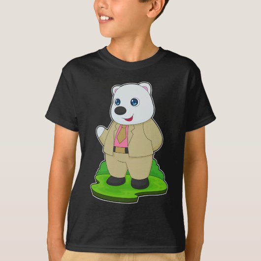 Polar Bär Groom Anzug Wedding T-Shirt (Vorderseite)