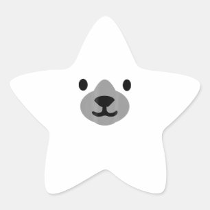 Polar Bär Halloween Kostüm Funny Aduls Kinder Stern-Aufkleber