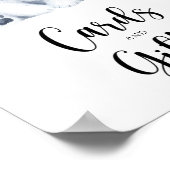 Polar Bär - Karten und Geschenke Babydusche Poster (Ecke)