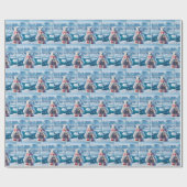 Polar Bär mit Pasten in Herzform Geschenkpapier (Flach)