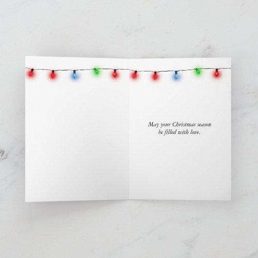 Polar Bär mit Paws als Herz Karte (Innenseite)