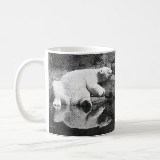 Polar Bär napping-Verhör mich nicht, ich bin Chill Kaffeetasse (Links)
