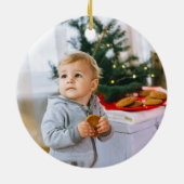 Polar Bär Personalisierte Weihnachtsschmuck (Hinten)